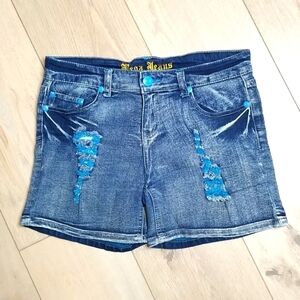 Vega Jean's junior distressed shorts sz 5